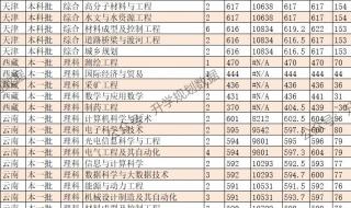 1995重点大学录取分数线排名 大学分数线排名