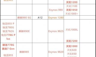 2021年手机处理器排行榜 手机的处理器排名