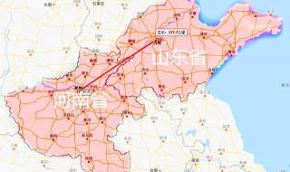 河南省地图各市县面积 河南地图高清版大图片